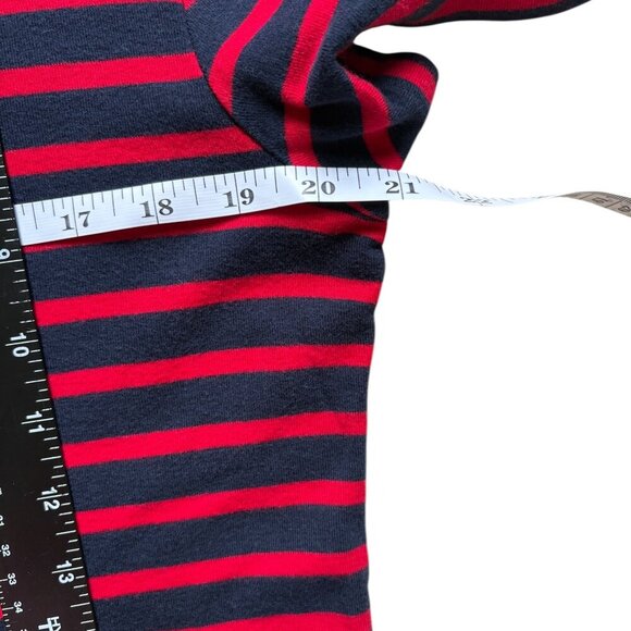 Women's Chaps SS striped Tee with Button Accents Size XL - Picture 7 of 7